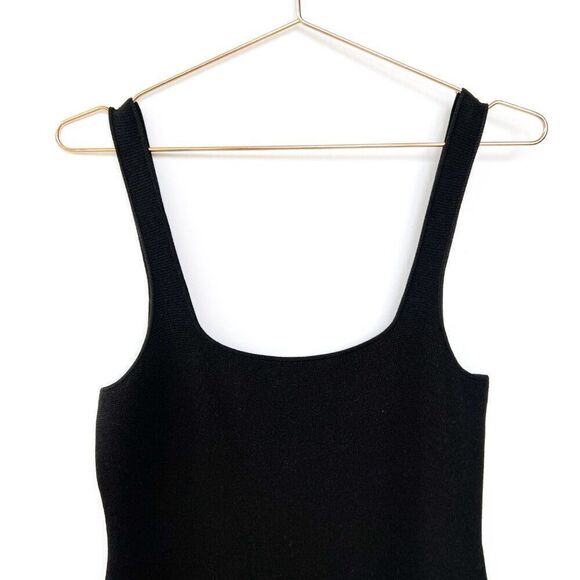 NWT J. Crew Black Square Neck Sleeveless Knit Sweater Dress BR343 Retail $128 - Picture 5 of 10